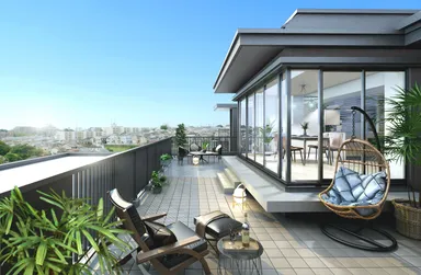 ヴェレーナグラン菊名の杜　ルーフバルコニー完成予想CG