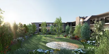 ヴェレーナグラン菊名の杜　スカイビューガーデン(屋上庭園)完成予想CG