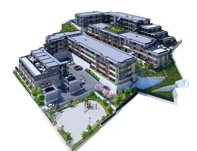 ヴェレーナグラン菊名の杜　外観完成予想CG