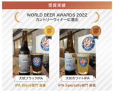 2022年の受賞結果-World Beer Awards(イギリス)