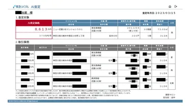 AI査定結果イメージ