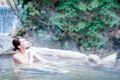 黒川温泉の源泉を使用