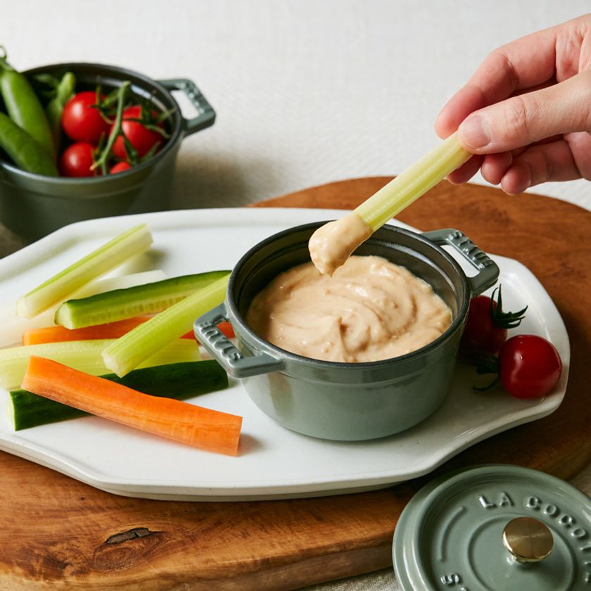 Staub ストウブ セラミック ココットラウンド 10cm ユーカリ