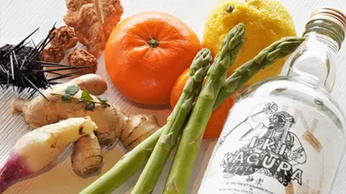 メインボタニカルとして使用した壱岐産の食材