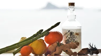 メインボタニカルとして使用した壱岐産の食材