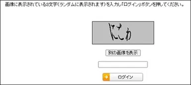 図1：ログインのセキュリティの工夫
