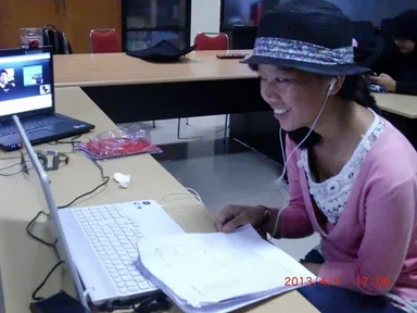 ネイティブインドネシア人とのマンツーマンレッスン