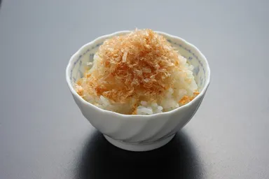 ごはんにかけた「口どけ」