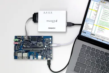 PALMiCE4とRZ/G2Lボードの接続