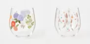 左：グラス＜A＞ 2,420円　右：グラス＜B＞ 2,420円　(C)神尾葉子／集英社