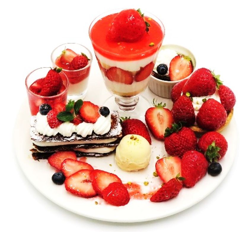 【近鉄百貨店 奈良店】フルーツ＆スイーツカフェ「フルフルール」で 
奈良店限定のいちごメニューが登場！ 