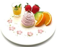桜モンブランプレート