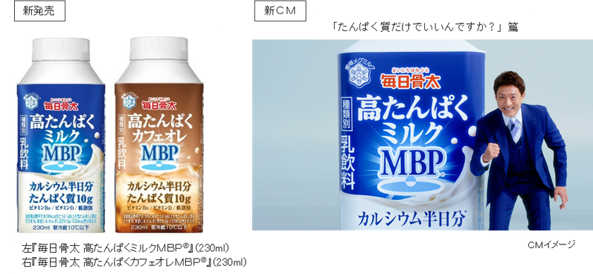 動けるチカラ、芯から支える
『毎日骨太 高たんぱくＭＢＰ(R)』シリーズ新発売
2023年3月28日（火）・4月4日（火）より全国にて