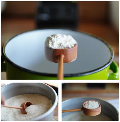 小麦粉やお米をすくうのにも◎