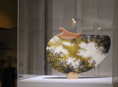 ミラノでの日本画家コラボ作品