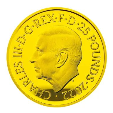 B.25ポンド金貨_表面