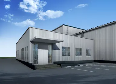 「エクスプロージョン 小山プロテイン工場」(玄関口)パース図