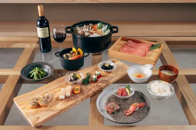 兵庫県産A5 黒毛和牛のフルコース