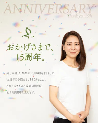 15年の実績がございます