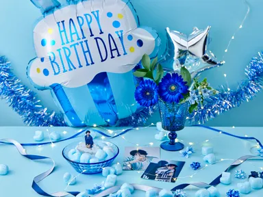 「推しに捧げる」_青_日比谷花壇