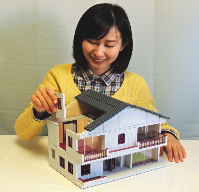 ブロック遊び感覚でオリジナルのミニチュア家屋を創作”『仮想空間IKKEN 