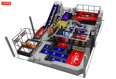 トランポリンパーク(イメージ)