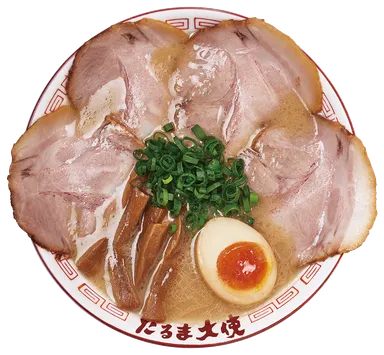 群馬豚骨らーめん だるま大使 肉増し　1,200円(税込)