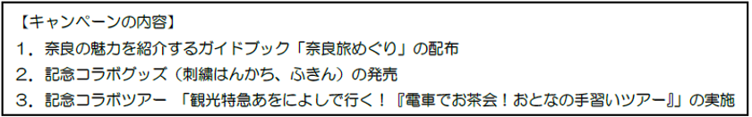 近鉄と中川政七商店が連携し、奈良への
誘客施策を実施します！
