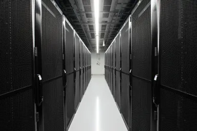 「石狩データセンター」内部