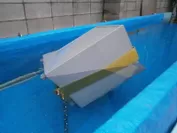 水に浮く金庫