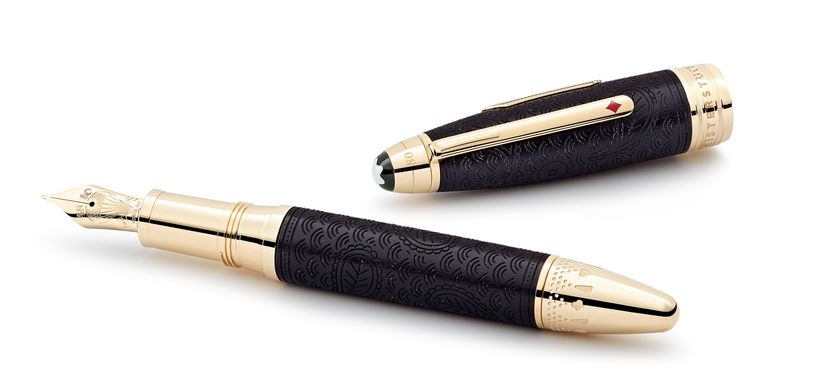 Mont Blanc 万年筆 金色装飾（Mont Blanc 万年筆 金色装飾（年代