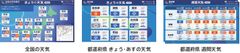 ひとつの都道府県天気予報