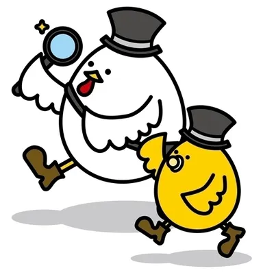 サポートキャラクター「マッピィ君＆ピヨコちゃん」