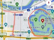 大阪城公園GPSアートコース