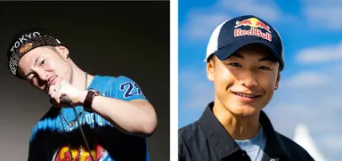 (左から)MC KENSAKU、Bboy Shigekix