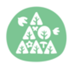 「森林と市民を結ぶ全国の集い2023」実行委員会、事務局 NPO法人森づくりフォーラムのロゴ