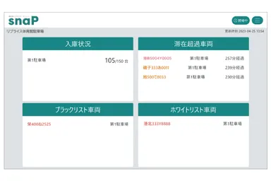 snaP管理画面イメージ