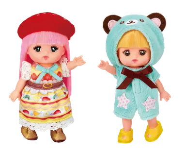 ケーキワンピ＆ミントくまセット