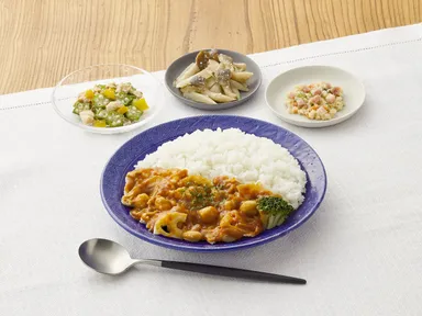 『豚肉とひよこ豆のカレー』メニューイメージ