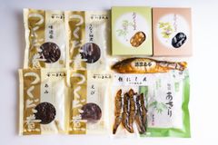 コースに使われているつくだ煮商品