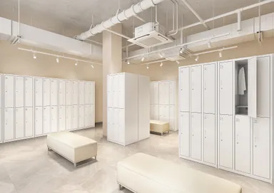 工具不要のボルトレスロッカー(白)