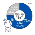 便秘による生活への支障(円グラフ)