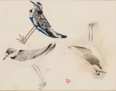 堂本印象「千鳥」1960年 京都府立堂本印象美術館蔵