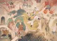 堂本印象「西遊記」(部分)1920年 京都府立堂本印象美術館蔵