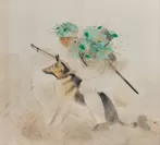 堂本印象「霧」1942年 京都府立堂本印象美術館蔵