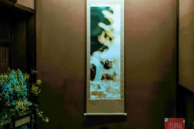 第二期用 昨年の個展での猫掛け軸