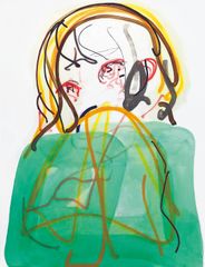《Sunkissed XXIV》145.5×112cm、キャンバスに油彩、2023年