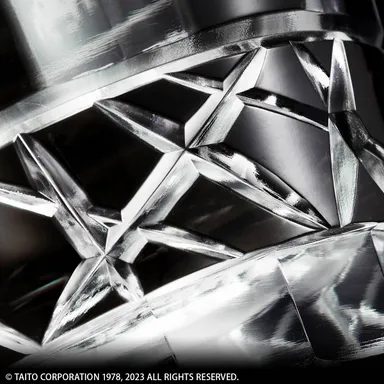 ビームをイメージした乱れ矢来文