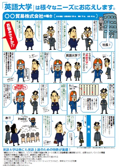マンガでみる「英語大学」