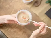 唐芋の食感を活かしたクリーミーなスープ